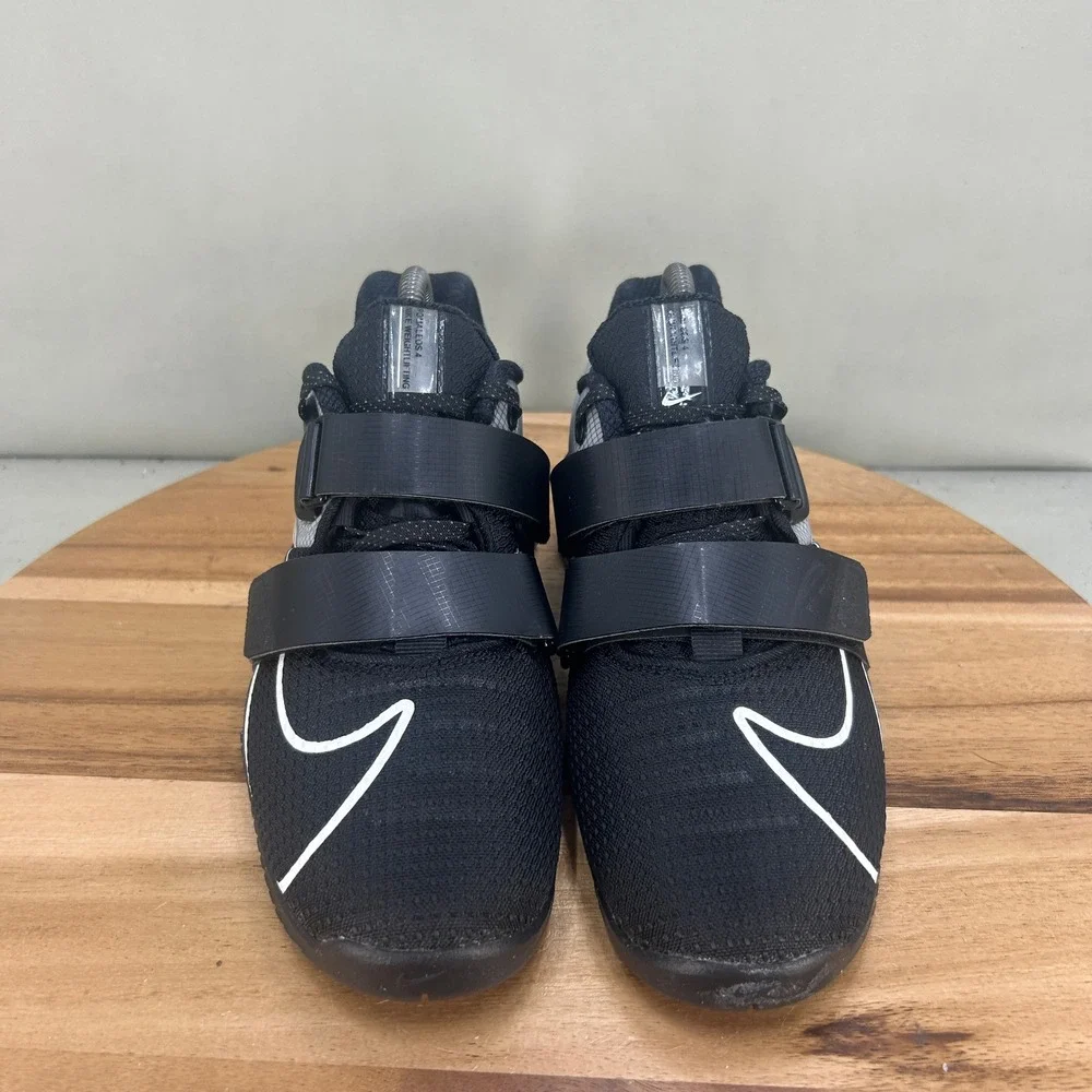 Nike Romaleos 4 Black White Weightlifting Shoes CD3463-010 Mens Size 7.5